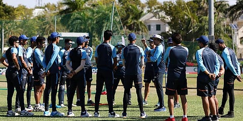 India 2022 U-19 Squad.(Photo | Twitter, @cricketworldcup)