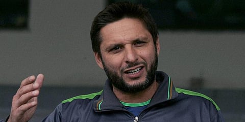 Former Pakistan captain Shahid Afridi 