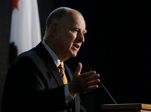 California Gov Jerry Brown speaks at a forum in Sacramento. A federal appeals court upheld California’s net neutrality law (Photo | AP)
