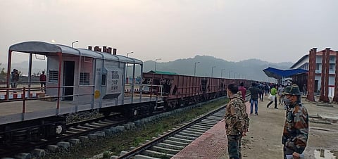 The train chugged into the Rani Gaidinliu Railway Station named after the legendary freedom fighter who had revolted against the British (Photo | Special arrangement)