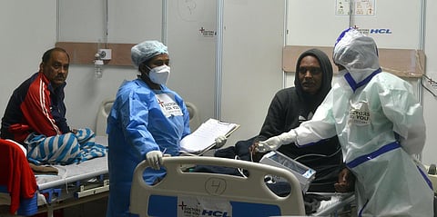 The active cases decreased by 1,19,396 to reach 18,84,937 -- 4.59 per cent of the total infections. (Photo | EPS)