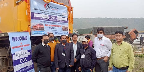 North-East Frontier Railway operates first Parcel Cargo Express Train to Goa