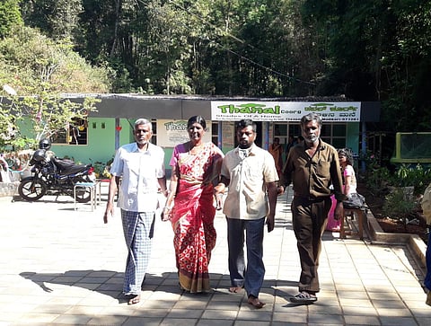 Muthamma was reunited with her family after seven years (Photo | Special Arrangement)