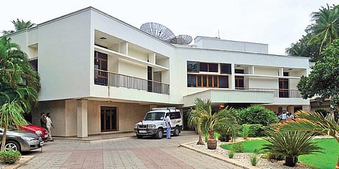 File picture of Veda Nilayam, where former chief minister J Jayalalithaa resided for over 40 years. (File photo | EPS)