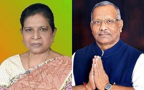 Deputy CMs of Bihar Renu Devi and Tarkishore Prasad