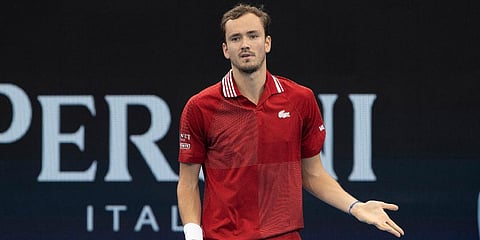 World number two Daniil Medvedev (File photo| AP)