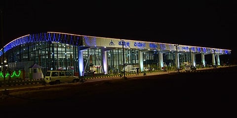 A view of Hubballi Airport (Photo | EPS/ D Hemanth)