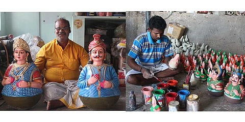 Bhoopathy (L) and Prabhu (R) are among the last torchbearers of the art.