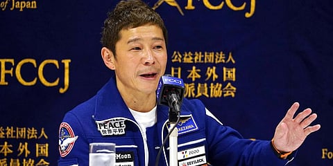 Japanese billionaire Yusaku Maezawa (Photo | AP)