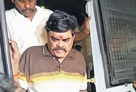 Former minister Rajenthra Bhalaji in Virudhunagar on Thursday | Express