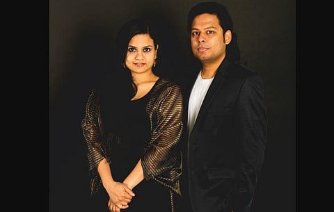 Shadow and Light's Pavithra Chari (R) and Anindo Bose (Photo| Dhruv Kalra)