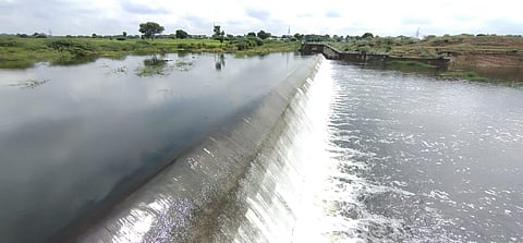 Farmers and locals have reiterated their demand to complete the work at the earliest (Photo | Express)