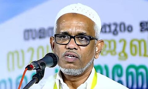 Samastha Kerala Jam-Iyyathul Ulema’s leader Abdussamad Pookkottoor (YouTube grab)
