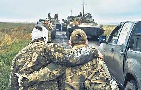 Ukrainian soldiers