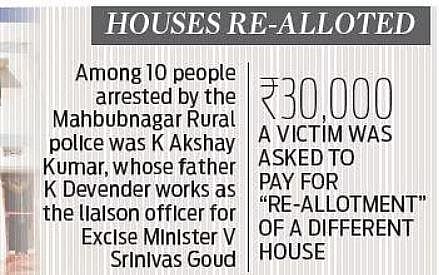 Mahbubnagar 2BHK scam gets bigger, 10 held so far