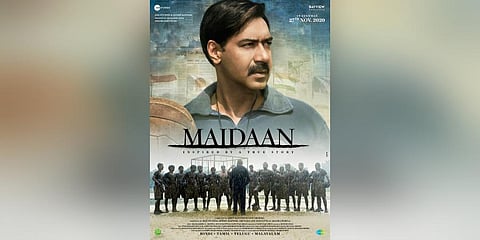 Poster of Ajay Devgn's 'Maidaan'