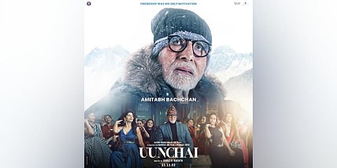 Poster of Amitabh Bachchan's recent film 'Uunchai' (Photo | Twitter)