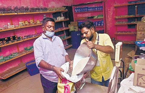A renovated ration shop at Korattur in Chennai | P Jawahar