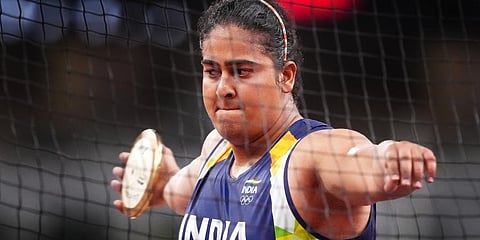 Indian discus thrower Kamalpreet Kaur (File photo | PTI)