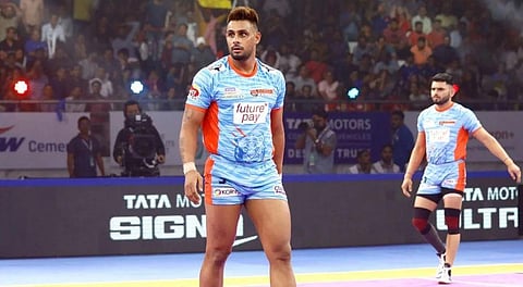 Bengal Warriors player Maninder Singh. (Photo | prokabaddi.com)