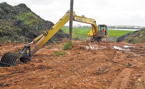 Only 41 per cent of silt from Bellandur lake has been cleared so far | Express