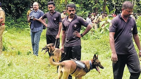 Cadaver dogs from Kerala.