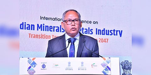 NMDC's Chairman and Managing Director Sumit Deb (Photo | Sumit Deb @ Twitter)