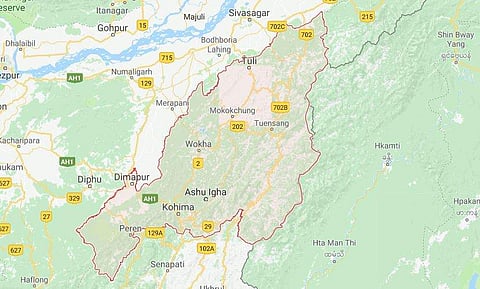Nagaland Map (Google Maps)