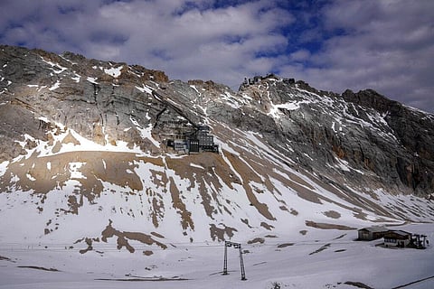 Alps looked like they normally look in September: snow free. (Photo | AP)
