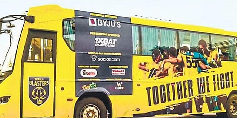 Blasters FC’s altered team bus