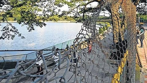 A breach in Sankey Tank will spell a disaster for residents in nearby areas | Nagaraja Gadekal