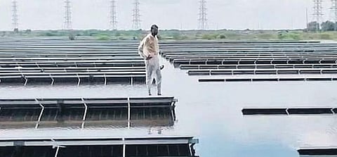 Biggest solar park in India flooded