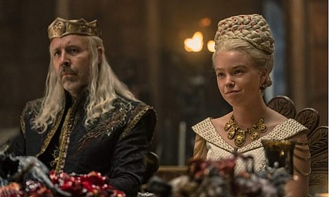 A still from the series House of the Dragon.