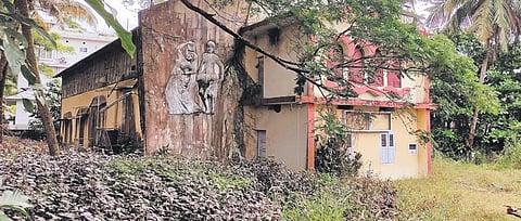 The old Swapna theatre at Pallippuram in Kochi is now a tyre godown | A Sanesh