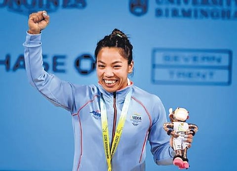 2020 Tokyo Olympics silver medallist Mirabai Chanu. (Photo | PTI)