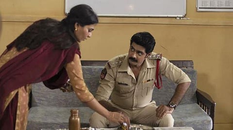 A still from the newly released Telugu film 'Ammu' featuring Aishwarya Lekshmi and Naveen Chandra. (Photo | YouTube screengrab)
