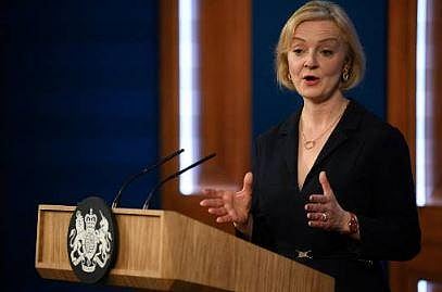 UK Prime Minister Liz Truss (Photo | AFP)