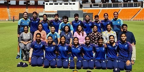 Madhya Pradesh U19 women's team.