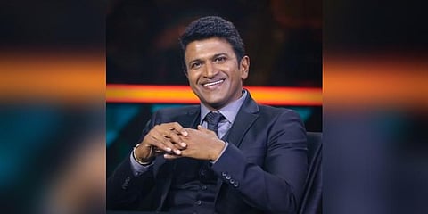 Late Kannada actor Puneeth Rajkumar. (Photo | Twitter/Puneeth Rajkumar)