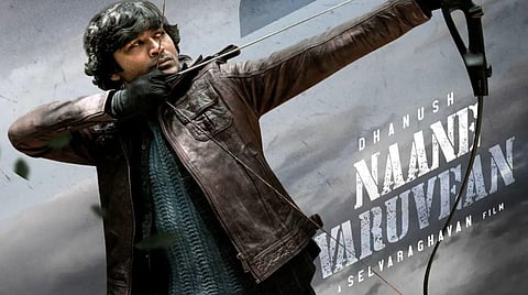 Poster of the newly released Tamil film 'Naane Varuven' starring Dhanush.