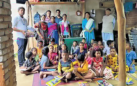 Through Abinash’s ‘chatasali’, children return to schools