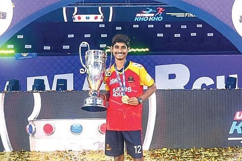 Odisha lad's rise from bare fields to matted kho kho grounds