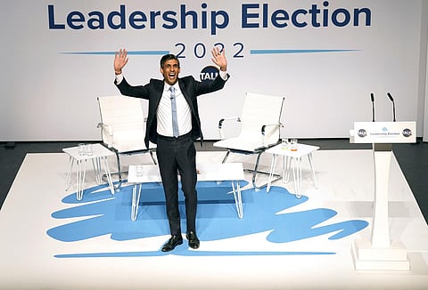 Rishi Sunak was on Tuesday appointed as Britain's third prime minister this year, replacing the humiliated Liz Truss after just seven weeks and inheriting a daunting array of problems. (Photo | AP)