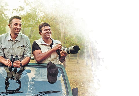 Amoghavarsha and Puneeth Rajkumar