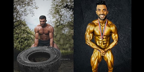 Fitness model Rohit Routh.