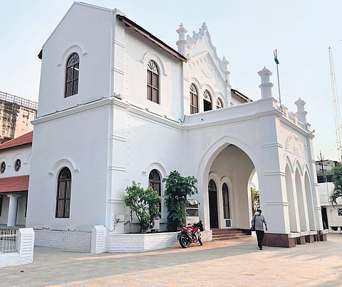 The newly renovated Victoria Town Hall
