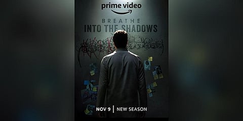 Poster of the upcoming new season of 'Breathe: Into The Shadows' starring Abhishek Bachchan. (Photo | Abhishek Bachchan Instagram)