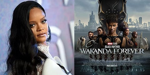 Singer-actress Rihanna returns to music with 'Lift Me Up,' the opening single from Marvel's blockbuster sequel 'Black Panther: Wakanda Forever.'