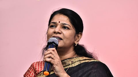 DMK MP Kanimozhi.