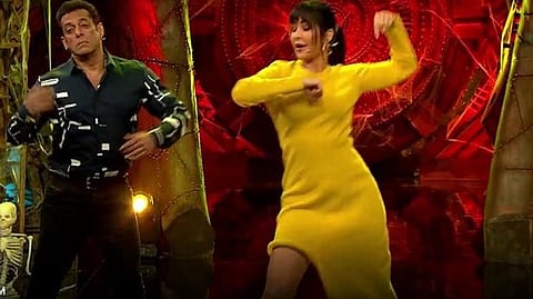 Salman Khan and Katrina Kaif in 'Bigg Boss 16' (Photo | Bigg Boss @ Twitter)